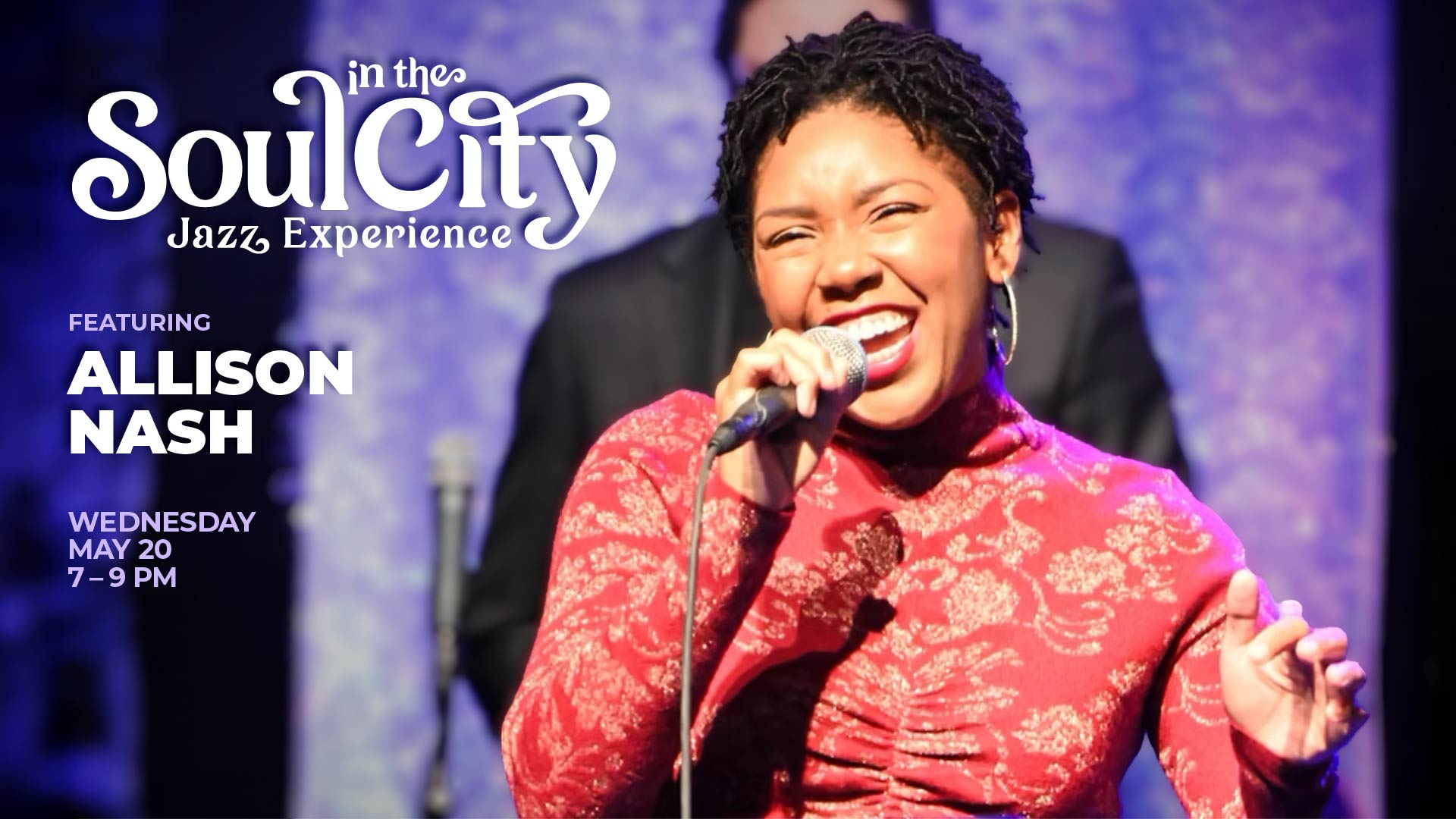 Soul in the City Jazz Experience featuring Allison Nash, May 20, 7-9 pm, Sunset Lounge, WPB FL