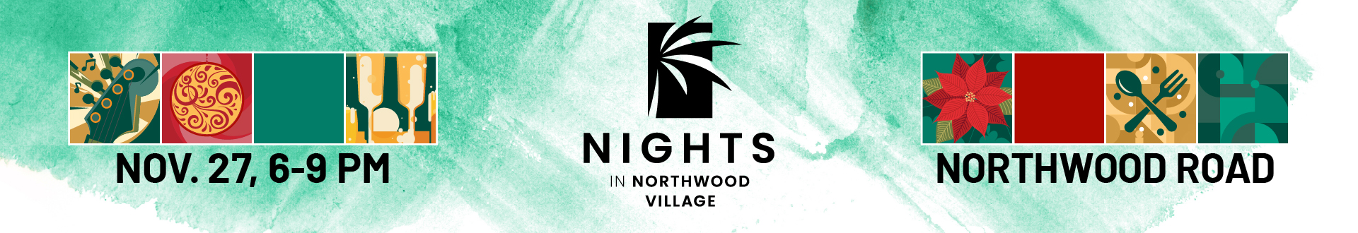 Nights in Northwood Village, November 27, 6-9 PM, Northwood Road