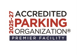Sccredited Parking Organization Premier Facility Logo
