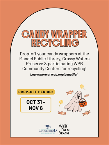 2026 Unwrap the Waves Candy Wrapper Recycling Flyer 