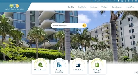 Snap shot of the new website