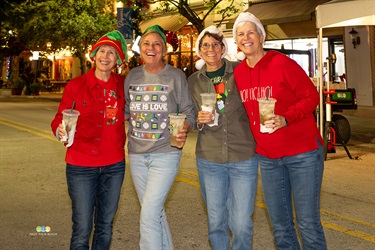 Four ladies at Nights in Northwood