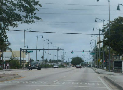 Broadway during the day