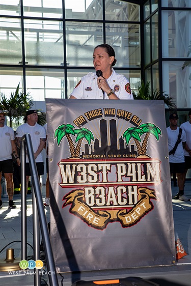 Chief Diana Matty addresses the gathering during opening ceremonies