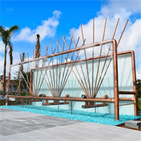 Three children playing. It is WPB'S first and only Kinetic public art.