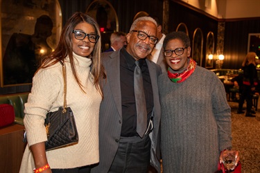 City Commissioner Shalonda Warren, Mayor Keith A. James and City Administrator Faye Johnson