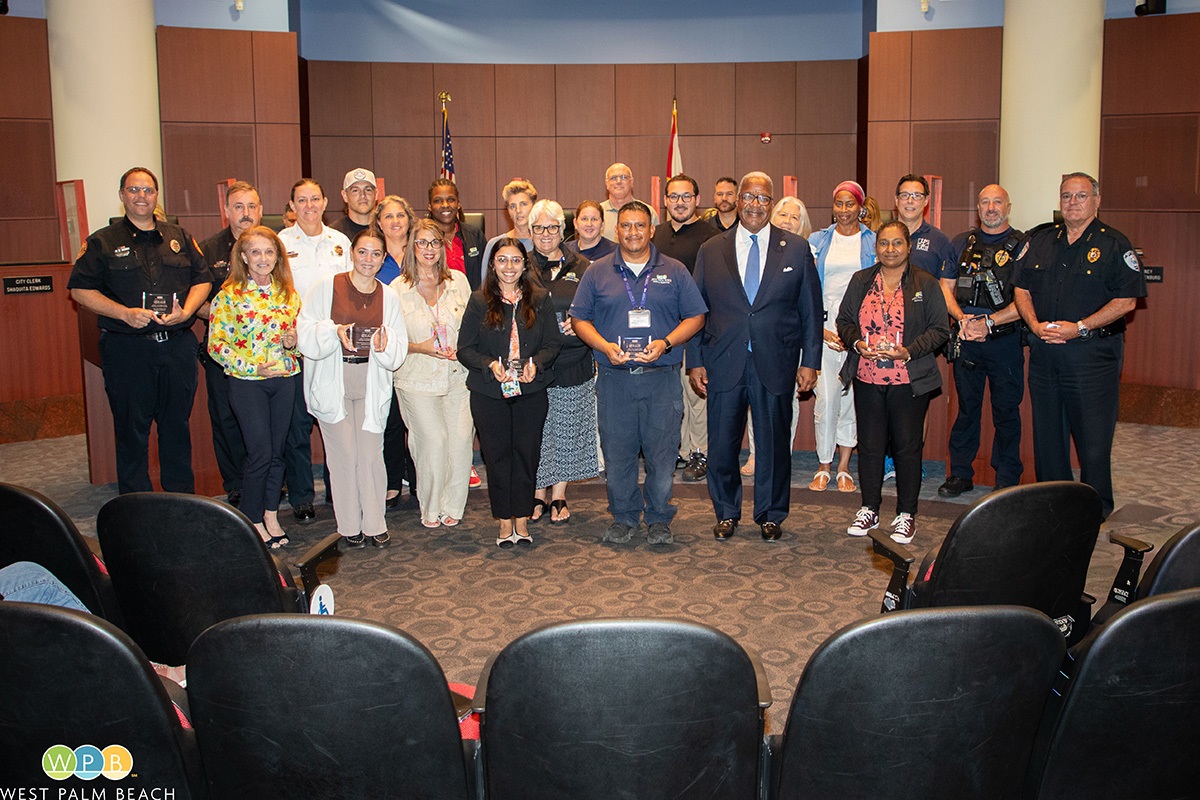 Mayor Keith A. James honored workers who dedicated so many hours to the success of 4th on Flagler