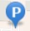 Blue pin